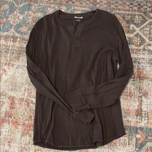 Madewell Browns Mens Henley Shirt